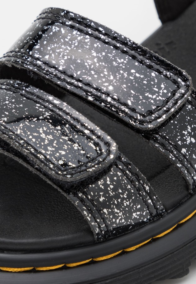 Sandálias Pretas Lisboa Pretas Glitter Cósmico Dr.martens Portugal Klaire