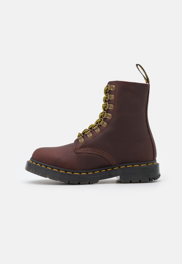 Botas De Inverno Lisboa Dr.martens Portugal 1460 Pascal Castanho Escuro Castanho Escuro