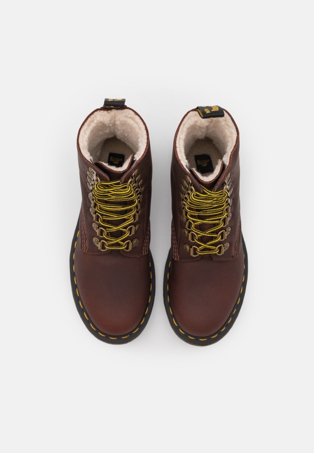 Botas De Inverno Lisboa Dr.martens Portugal 1460 Pascal Castanho Escuro Castanho Escuro
