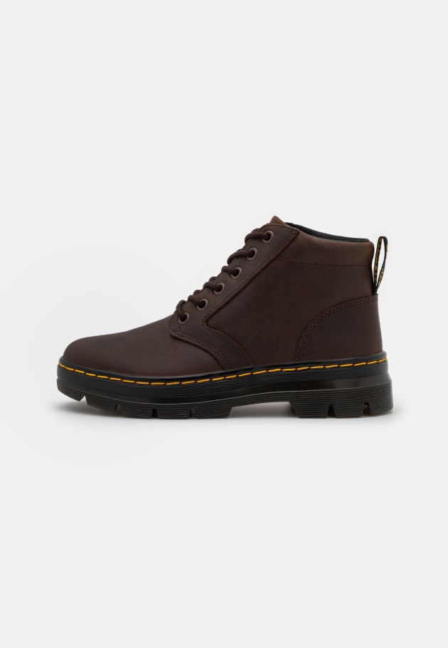 Outlet Castanho Escuro Dr.martens Portugal Bonny Botins Unissex Com Atacadores Castanhos