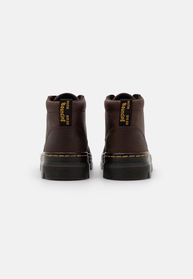 Outlet Castanho Escuro Dr.martens Portugal Bonny Botins Unissex Com Atacadores Castanhos