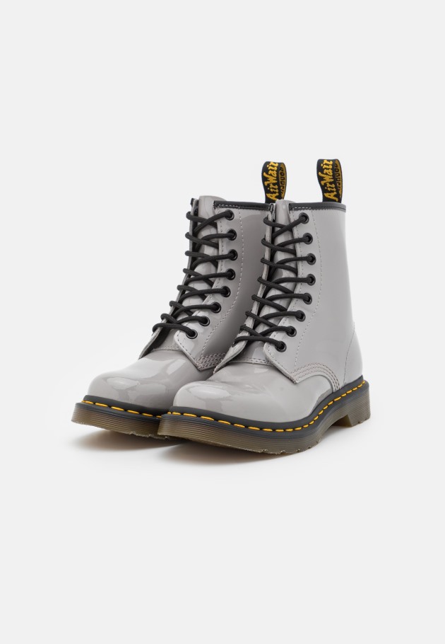 Outlet Cinzento Lamper Dr.martens Portugal 1460 Botins Com Atacadores Cinzento