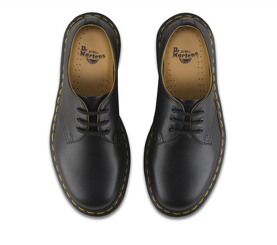 Outlet 1461 Liso Dr.martens Portugal Preto Liso Preto