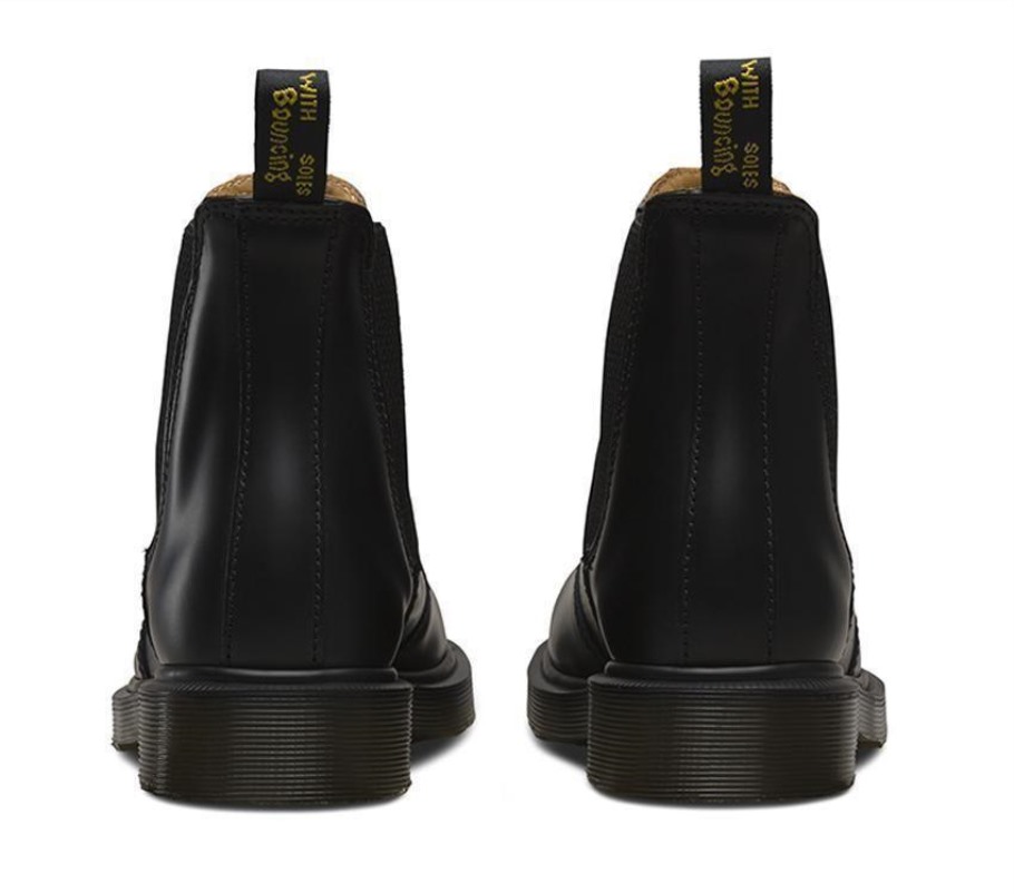 Saída Preta 2976 Liso Dr.martens Portugal Preto Liso