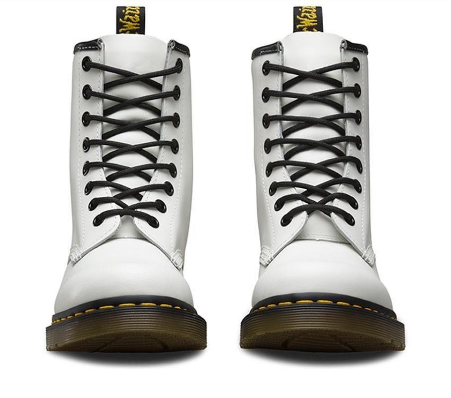 Dr.martens Portugal 1460 Liso Branco Liso Preto Tomada