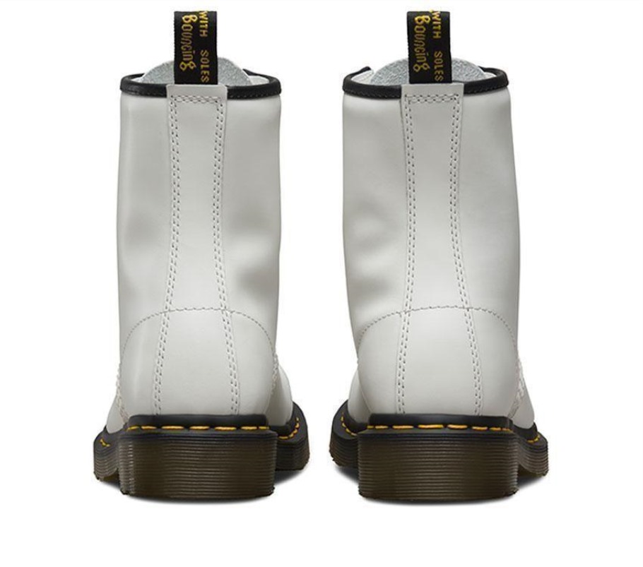 Dr.martens Portugal 1460 Liso Branco Liso Preto Tomada