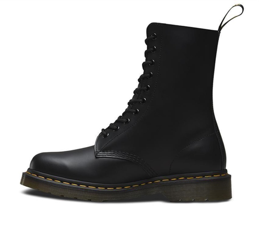 Dr.martens Portugal 1490 Liso Preto Liso Saída Preto