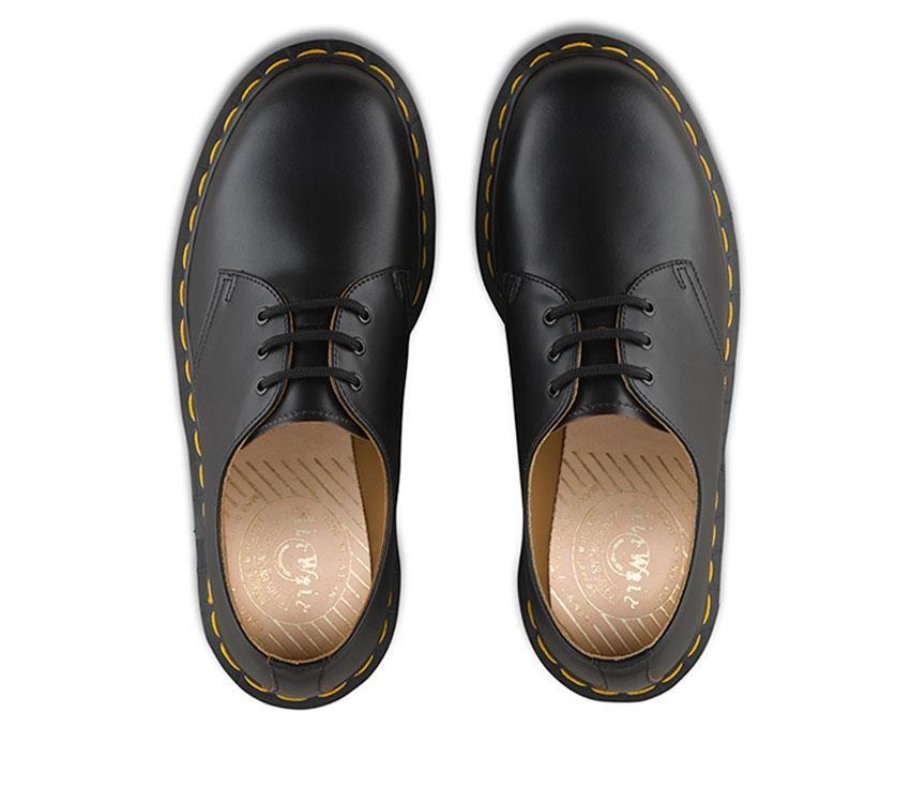 Outlet Dr.martens Portugal 1461 Vintage Black Quilon Oxblood