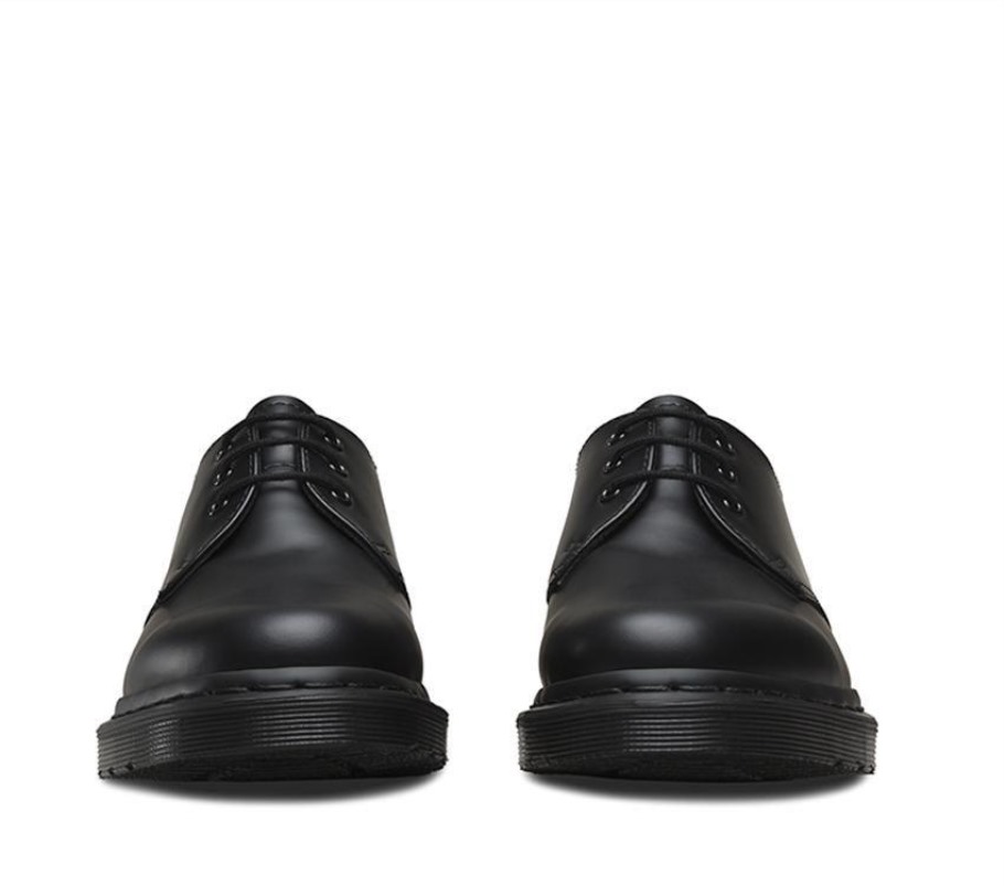 Dr.martens Portugal 1461 Mono Preto Liso Saída Preto