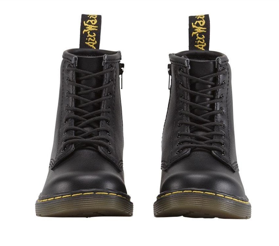 Lisboa Dr.martens Portugal Toddler 1460 Black Softy Black Softy T Black Softy T