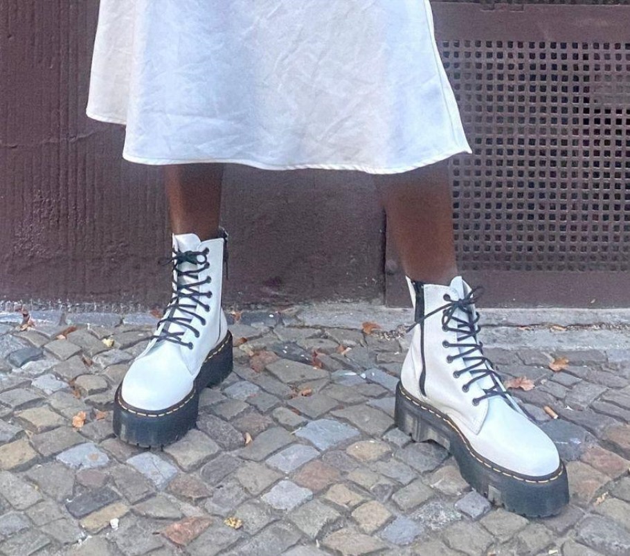 Jadon Dr.martens Portugal Branco Liso Lisboa Preto