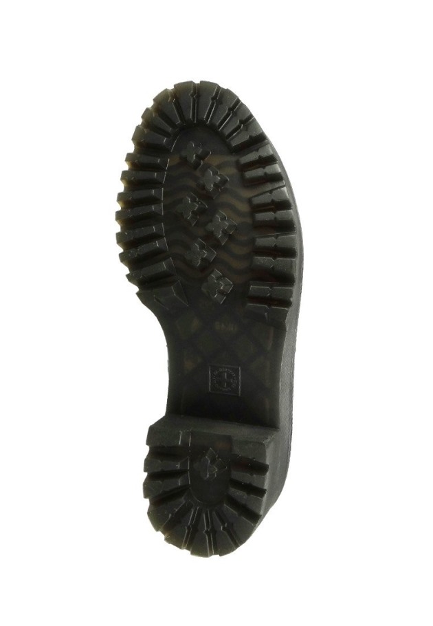 Outlet Preto Dr.martens Portugal Leona Botins Com Atacadores Pretos