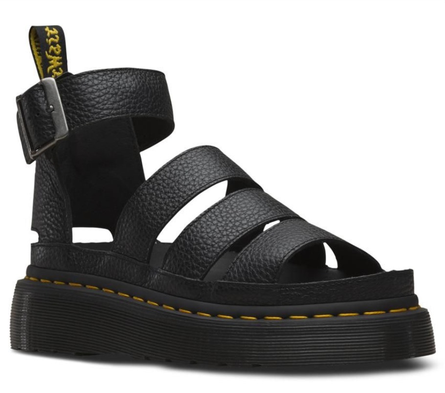 Lisboa Dr.martens Portugal Clarissa Ii Quad Black Napa Moída Preta