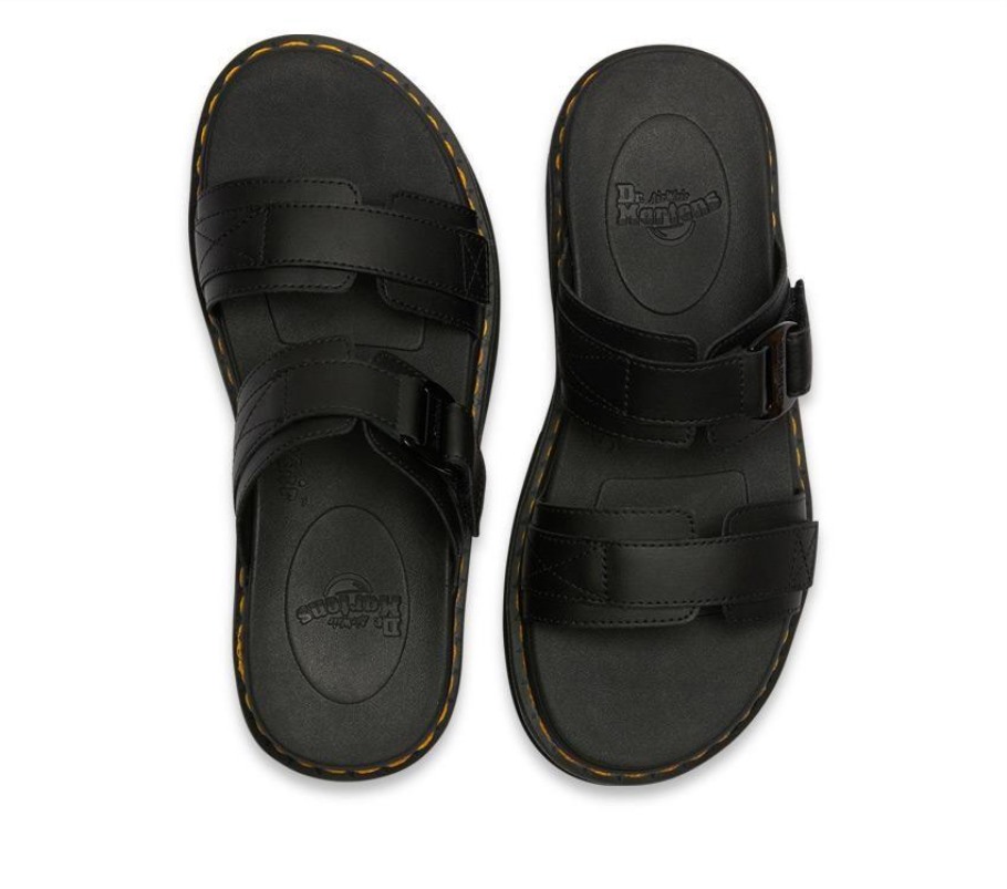 Black Hydro Dr.martens Portugal Chilton Slide Lisboa Black