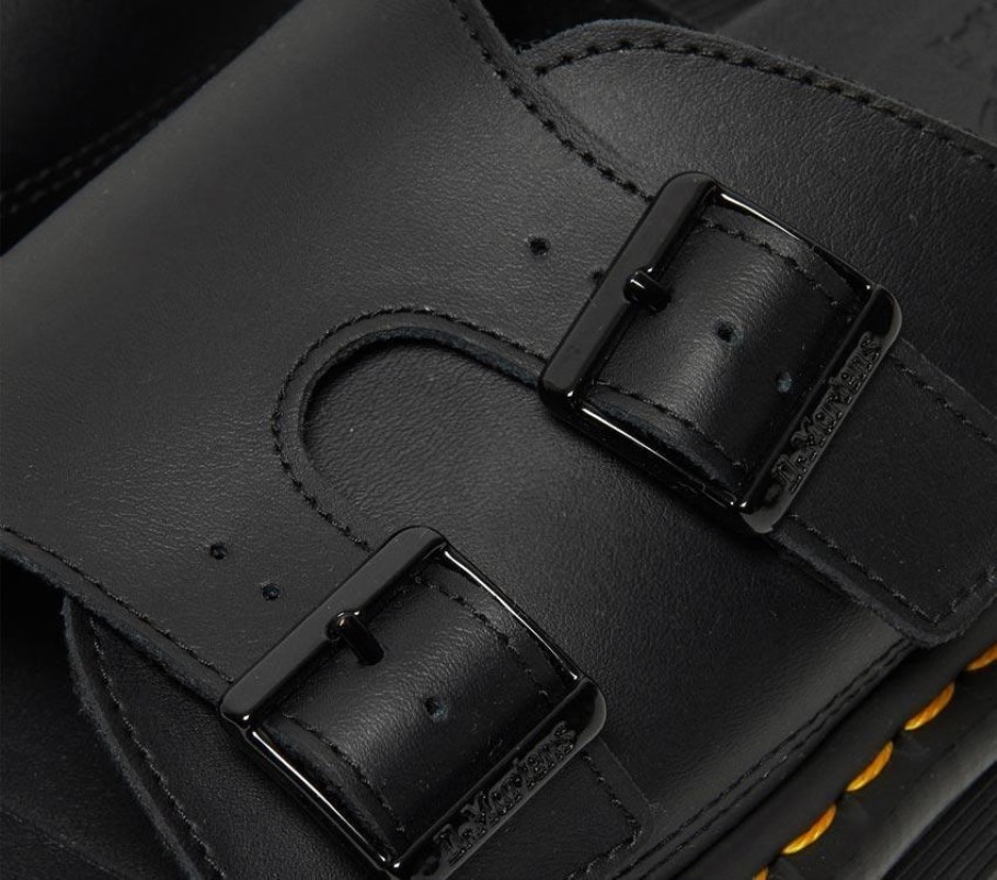 Tomada Hidro Preta Dr.martens Portugal Dax Sandália Sandália Roxa