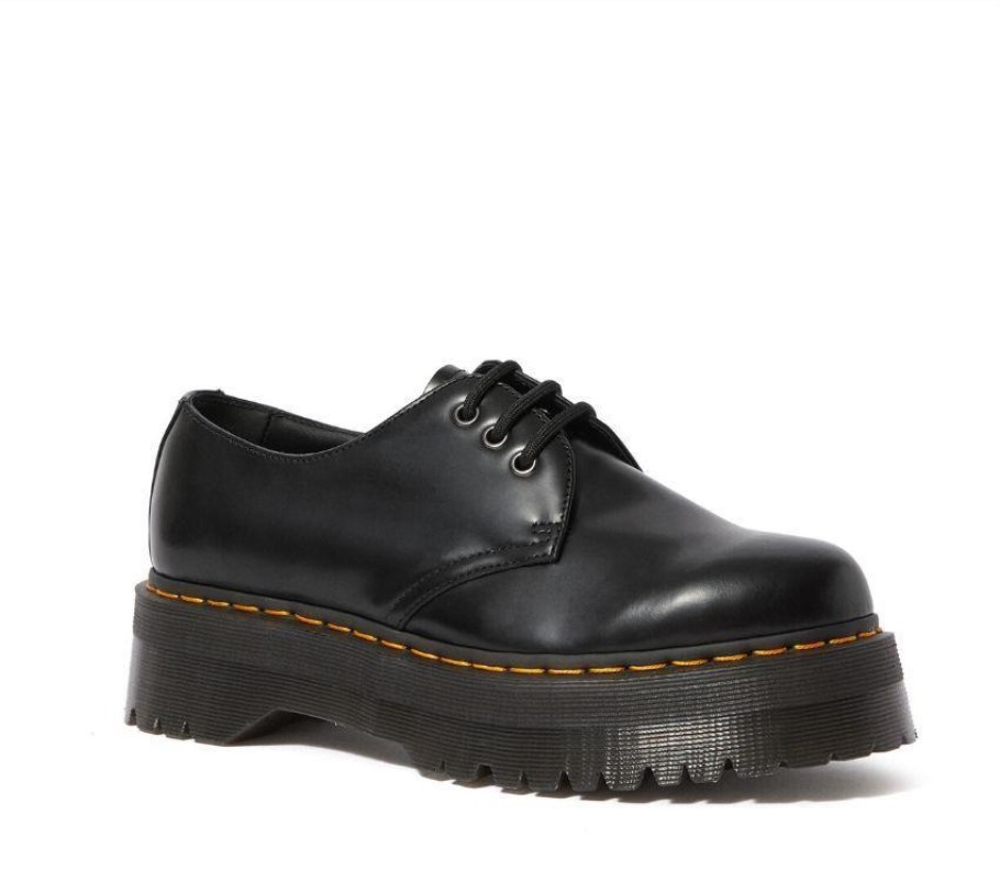 Lisboa Dr.martens Portugal 1461 Quad Polido Liso Preto Polido Liso Preto
