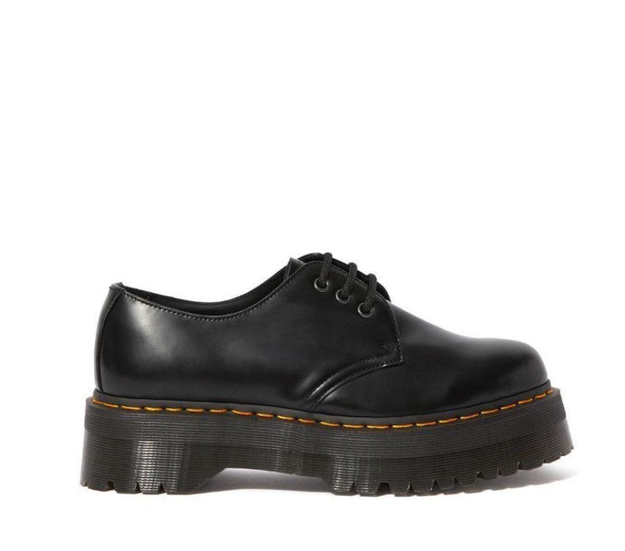 Lisboa Dr.martens Portugal 1461 Quad Polido Liso Preto Polido Liso Preto