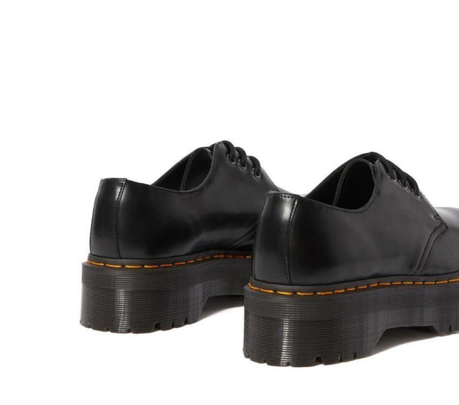 Lisboa Dr.martens Portugal 1461 Quad Polido Liso Preto Polido Liso Preto