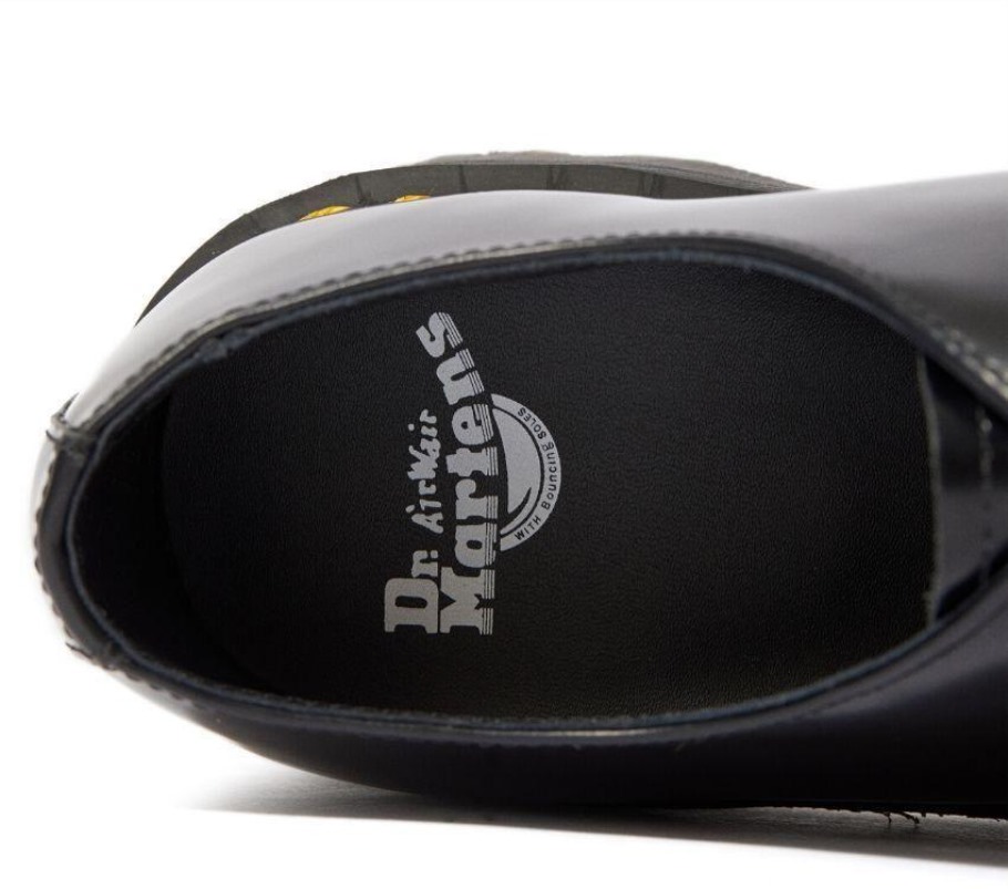 Lisboa Dr.martens Portugal 1461 Quad Polido Liso Preto Polido Liso Preto