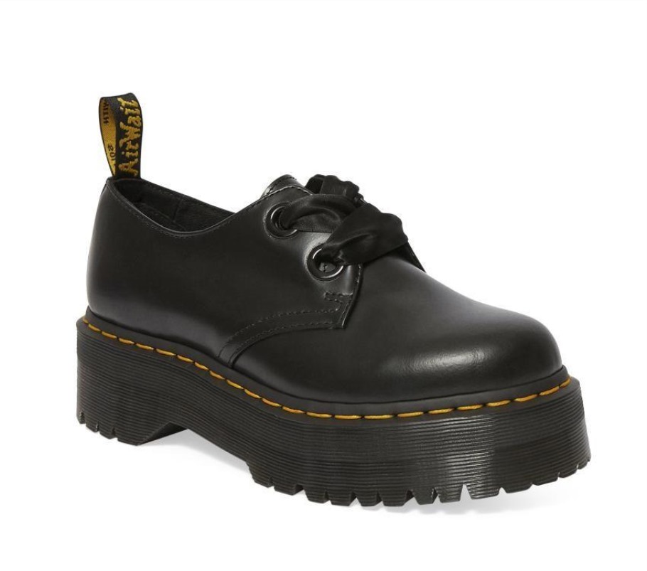 Dr.martens Portugal Holly Plataforma Sapato Preto Buttero Outlet Preto