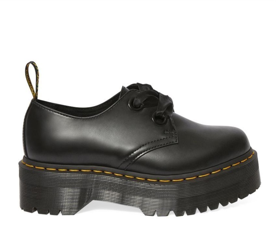 Dr.martens Portugal Holly Plataforma Sapato Preto Buttero Outlet Preto