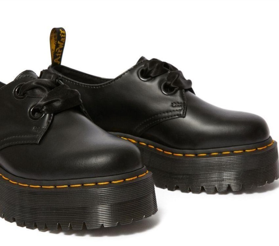 Dr.martens Portugal Holly Plataforma Sapato Preto Buttero Outlet Preto