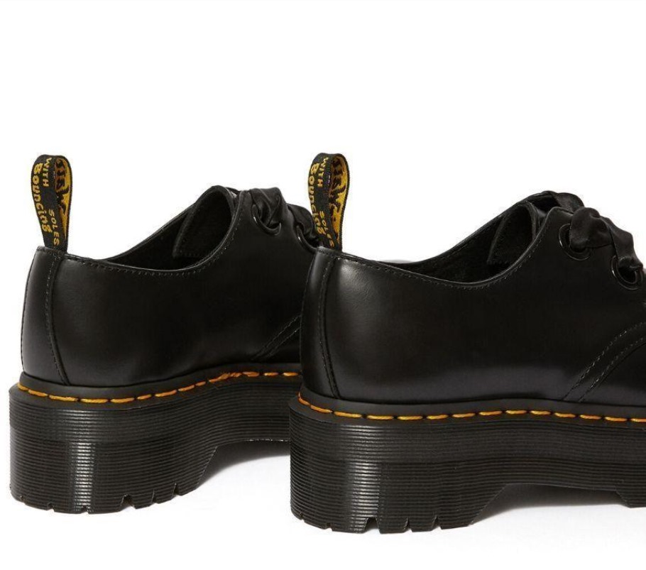 Dr.martens Portugal Holly Plataforma Sapato Preto Buttero Outlet Preto