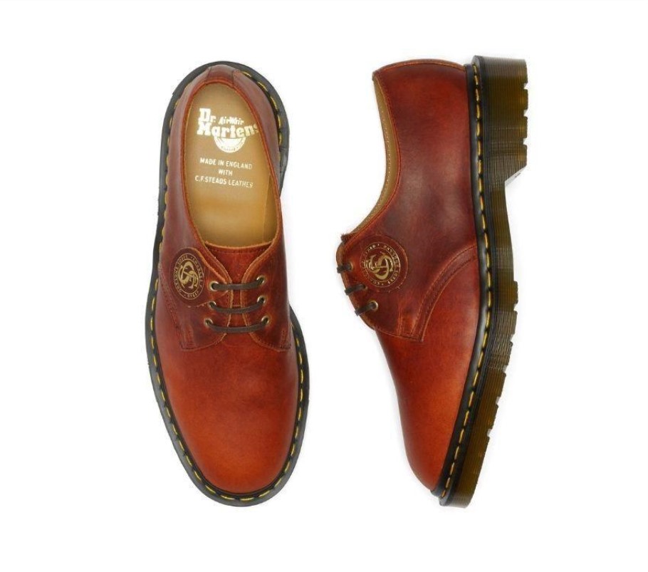 Lisboa Dr.martens Portugal 1461 Oil Leather Oxford Dark Tan Tan