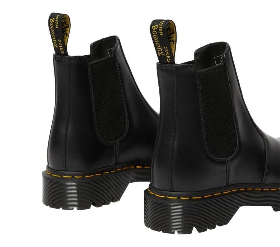 Outlet Dr.martens Portugal 2976 Bex Chelsea Boot Preto Liso Preto
