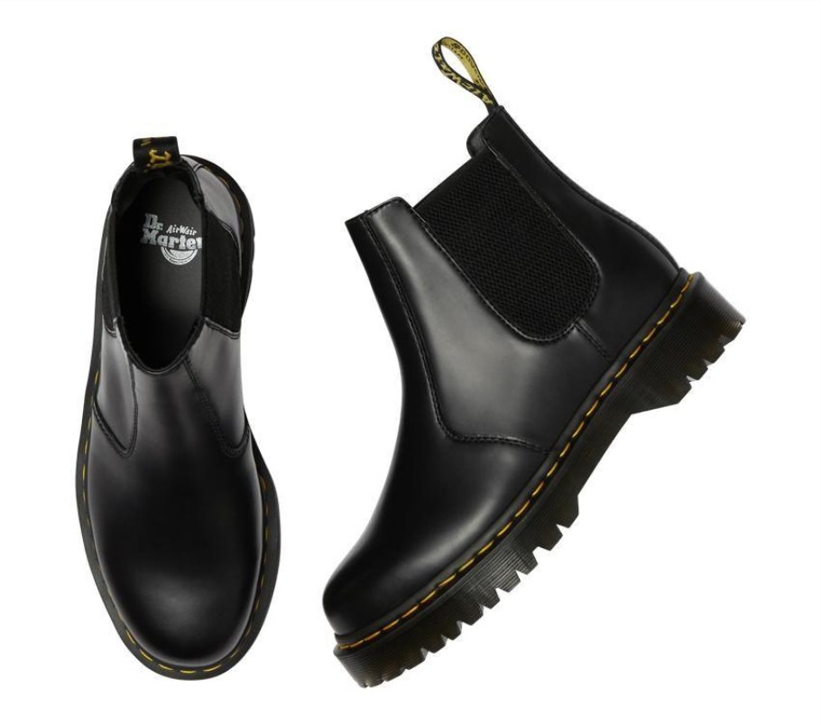Outlet Dr.martens Portugal 2976 Bex Chelsea Boot Preto Liso Preto