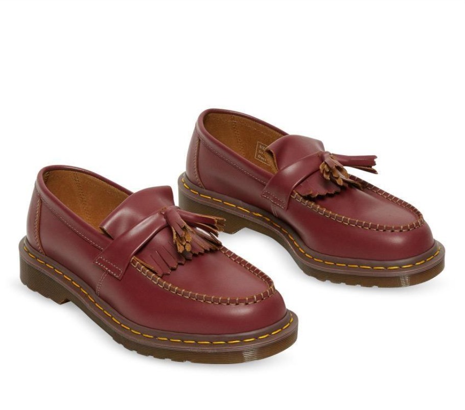 Dr.martens Portugal Adrian Tassel Loafer Oxblood Quilon Black Outlet