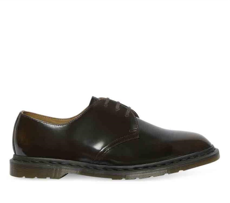 Preto Lisboa Dr.martens Portugal Archie Ii Sapato Com Atacadores Tan Arcadia