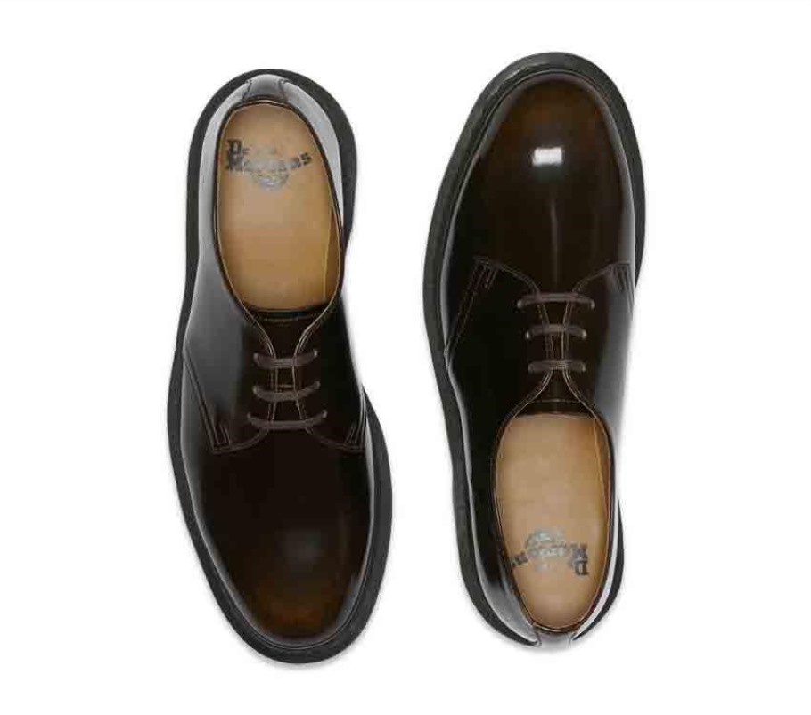 Preto Lisboa Dr.martens Portugal Archie Ii Sapato Com Atacadores Tan Arcadia