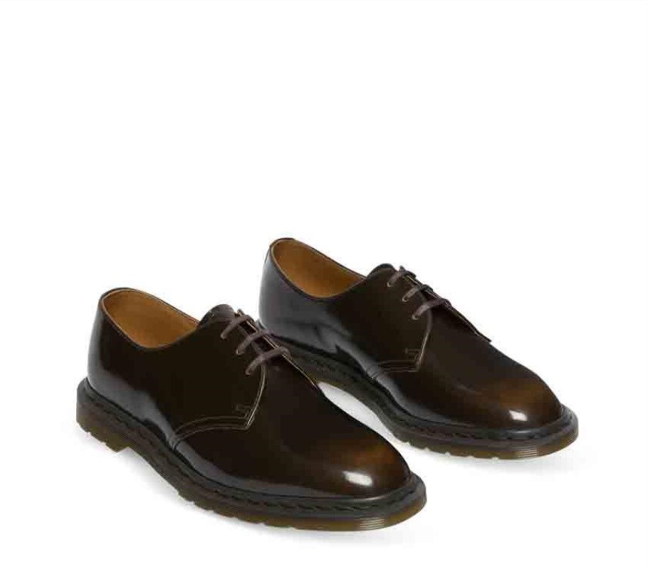 Preto Lisboa Dr.martens Portugal Archie Ii Sapato Com Atacadores Tan Arcadia
