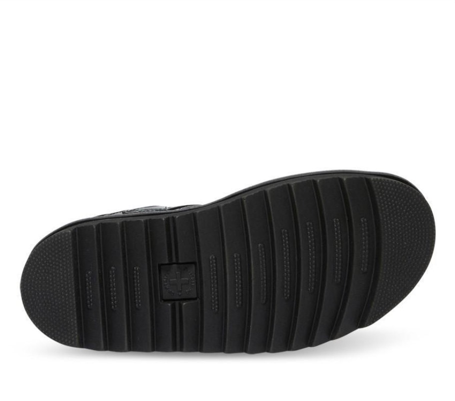 Black Outlet Dr.martens Portugal Vegana Sandália De Tiras Voss Preta