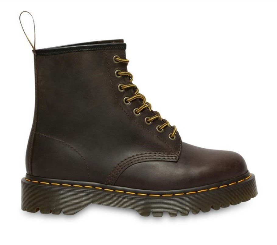 Outlet 1460 Bex Cavalo Louco Dr.martens Portugal Castanho Escuro Cavalo Louco Preto