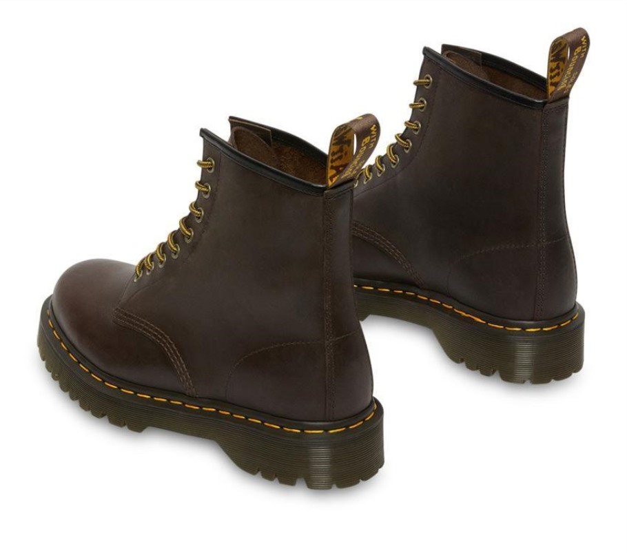 Outlet 1460 Bex Cavalo Louco Dr.martens Portugal Castanho Escuro Cavalo Louco Preto