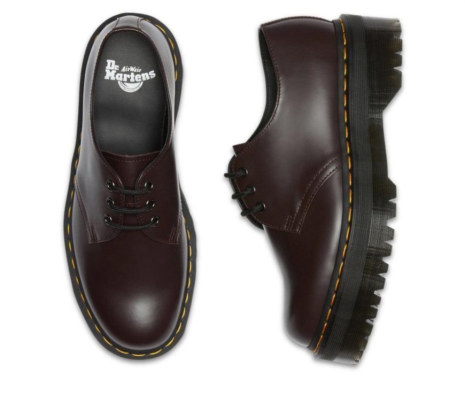 1461 Quad Polido Liso Dr.martens Portugal Old Oxblood Old Outlet