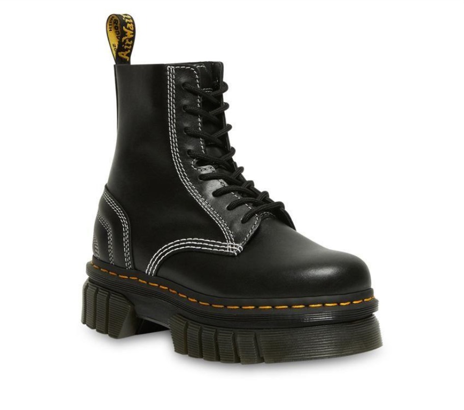 Bota Preta Lisboa Audrick Dr.martens Portugal Black Nappa Lux