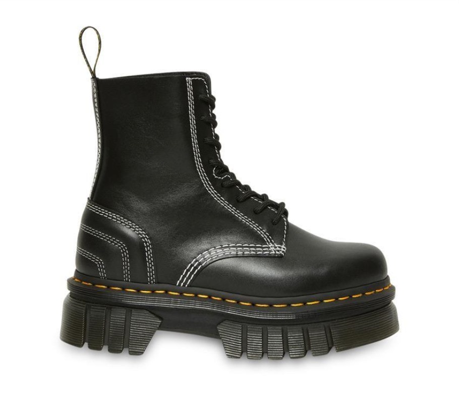 Bota Preta Lisboa Audrick Dr.martens Portugal Black Nappa Lux
