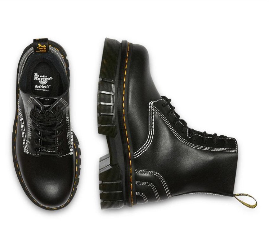 Bota Preta Lisboa Audrick Dr.martens Portugal Black Nappa Lux