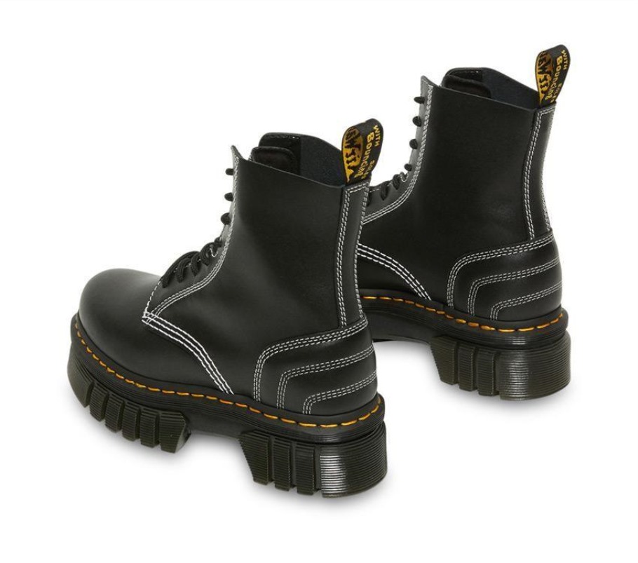 Bota Preta Lisboa Audrick Dr.martens Portugal Black Nappa Lux