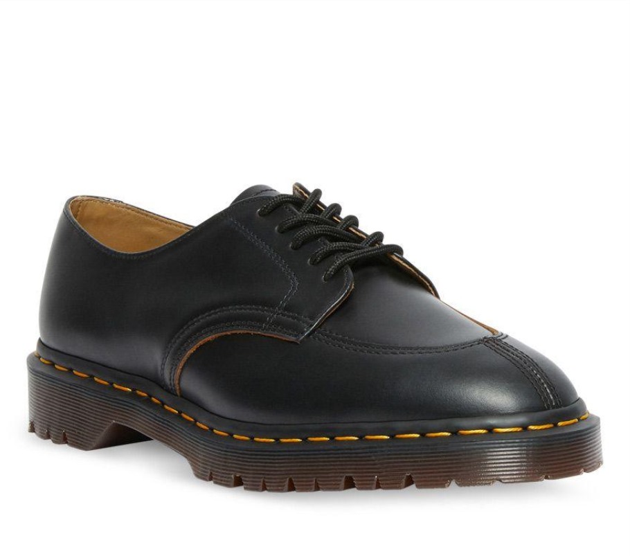 Preto Dr.martens Portugal 2046 Arquivo Vintage Liso Outlet Preto