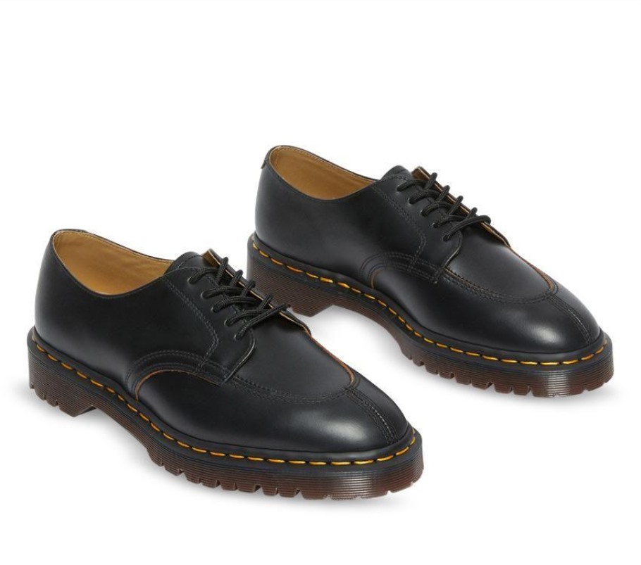 Preto Dr.martens Portugal 2046 Arquivo Vintage Liso Outlet Preto