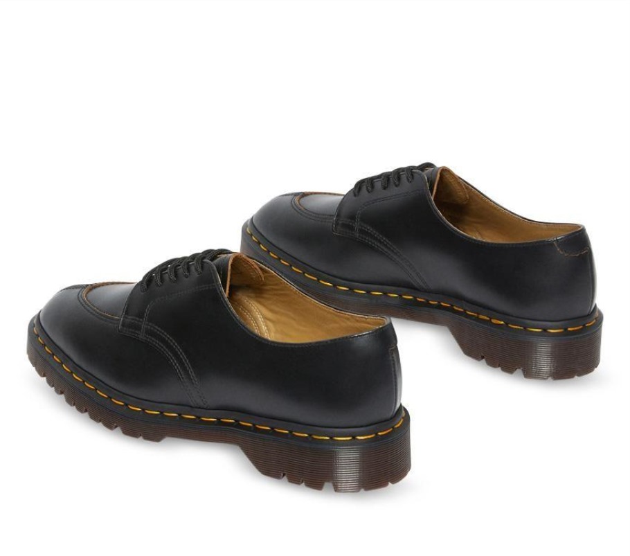 Preto Dr.martens Portugal 2046 Arquivo Vintage Liso Outlet Preto