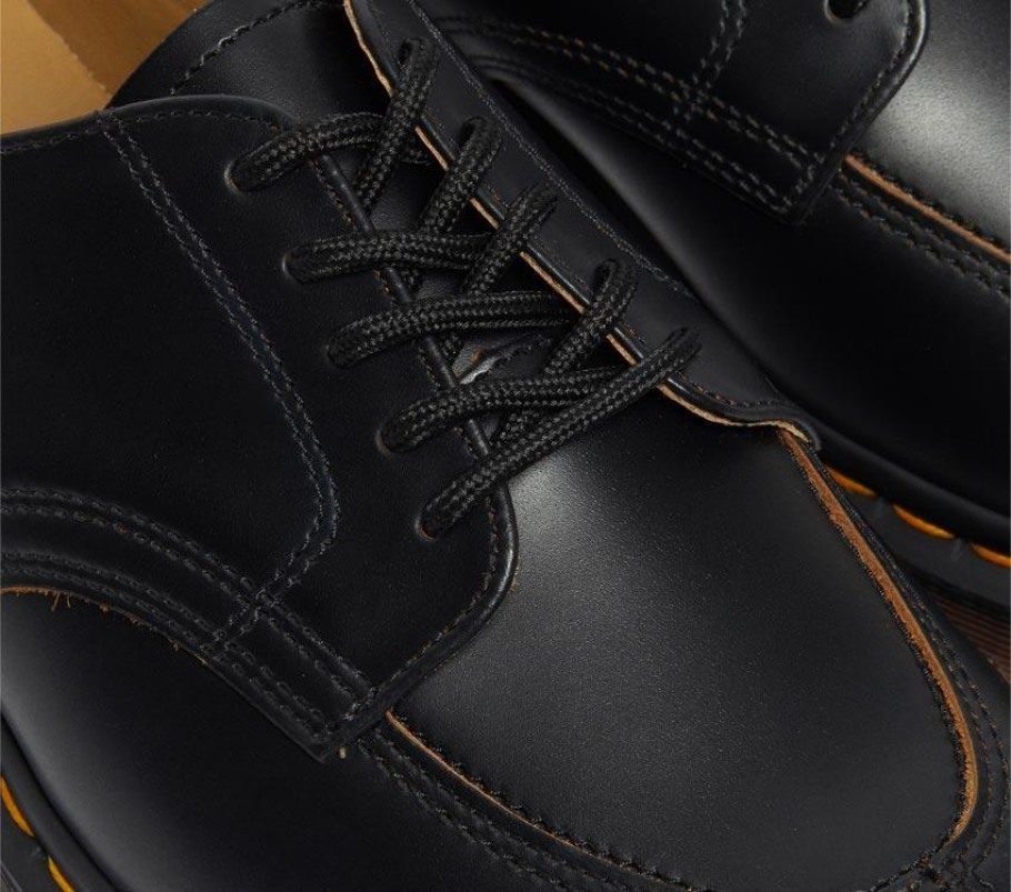 Preto Dr.martens Portugal 2046 Arquivo Vintage Liso Outlet Preto