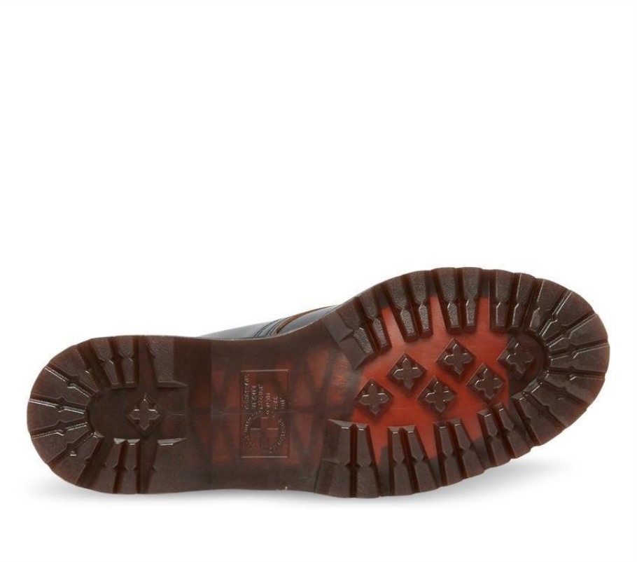 Preto Dr.martens Portugal 2046 Arquivo Vintage Liso Outlet Preto