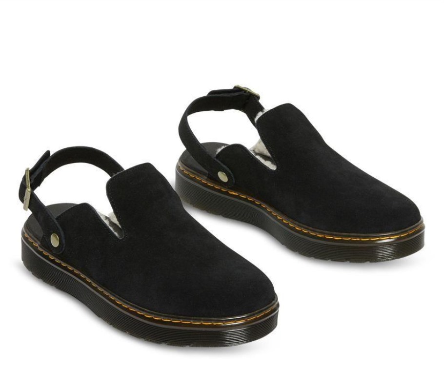 Lisboa Black Dr.martens Portugal Carlson Suede Mule Black
