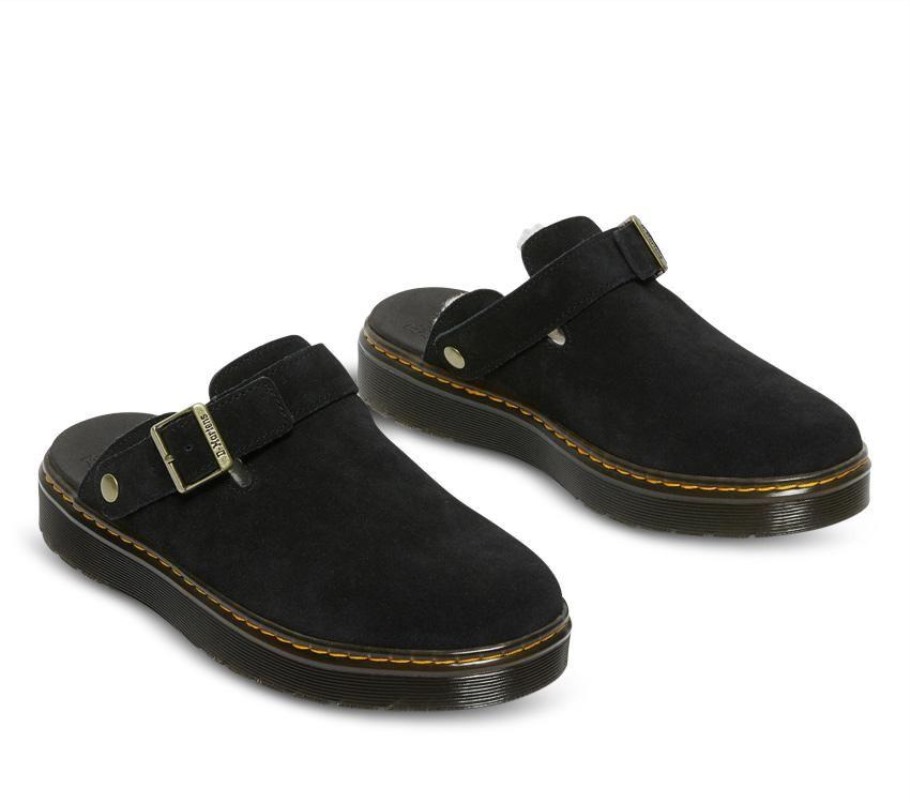 Lisboa Black Dr.martens Portugal Carlson Suede Mule Black