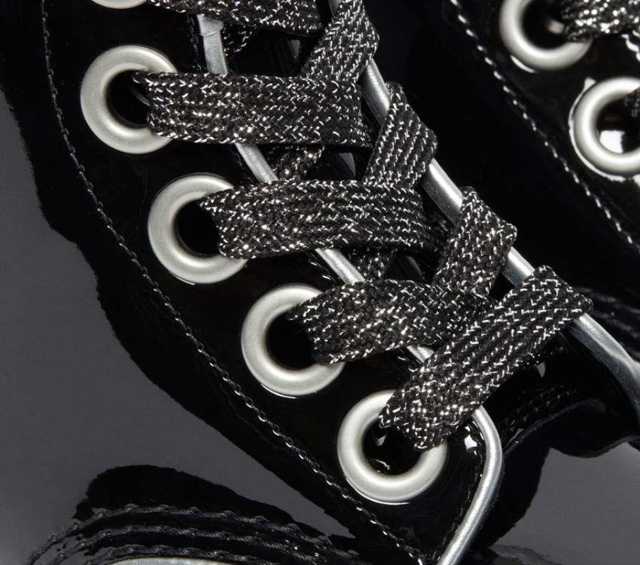 Preto Dr.martens Portugal Molly Patente Lamper Outlet Preto